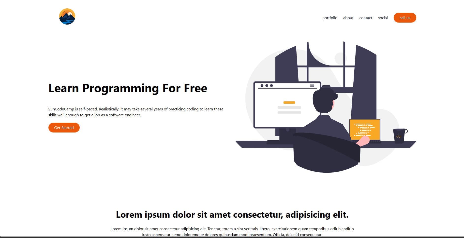 Tailwind CSS Template